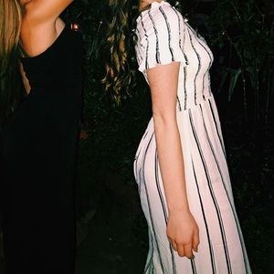 Striped pacsun jumpsuit